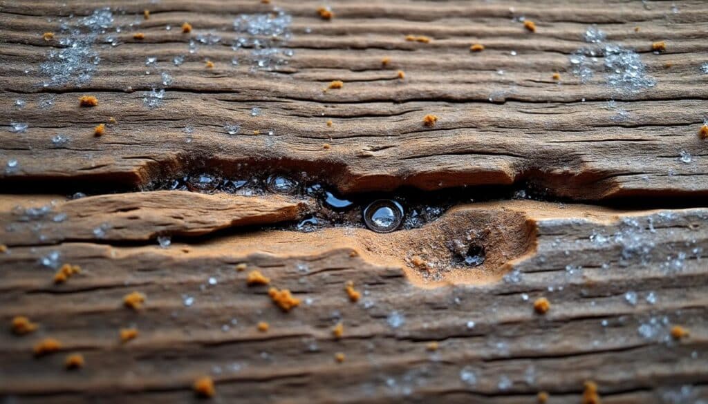 Gérer les fissures du bardage bois en hiver