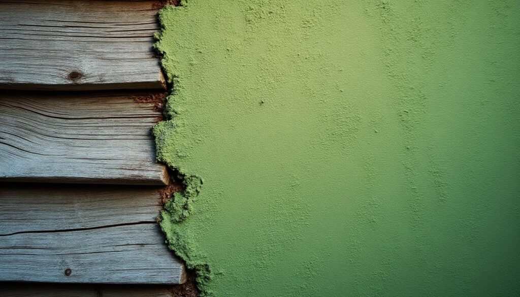 Éliminer la mousse sur un bardage bois de façade