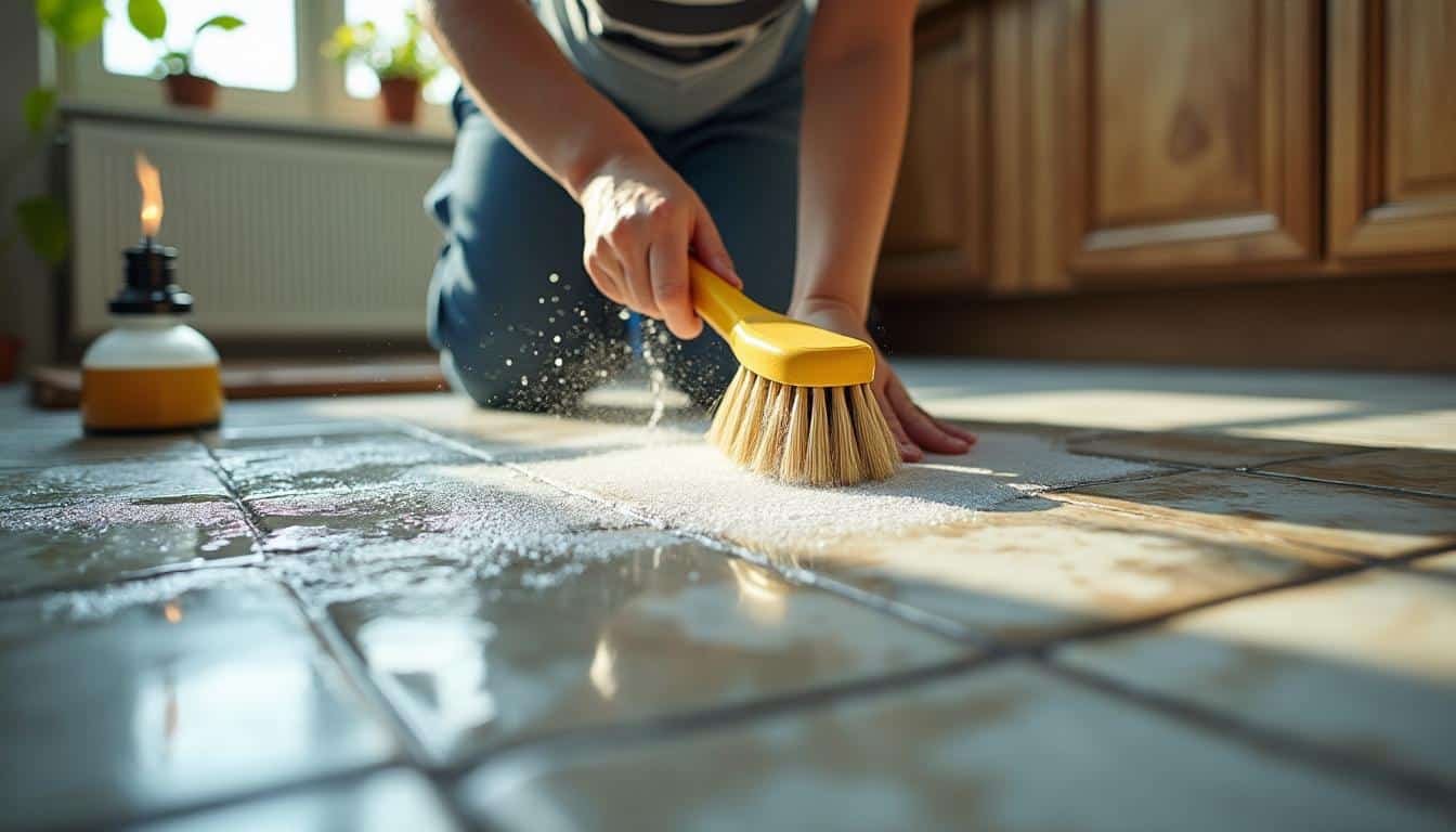 Comment réussir le décrassage du sol carrelé de la cuisine ?