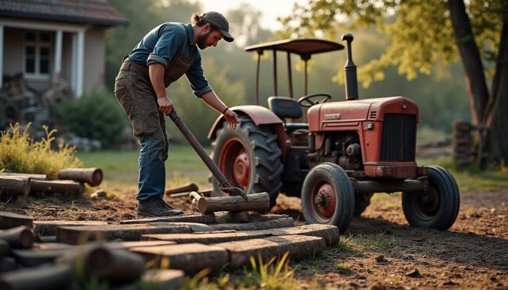 Banc de scie tracteur : guide complet pour un sciage efficace