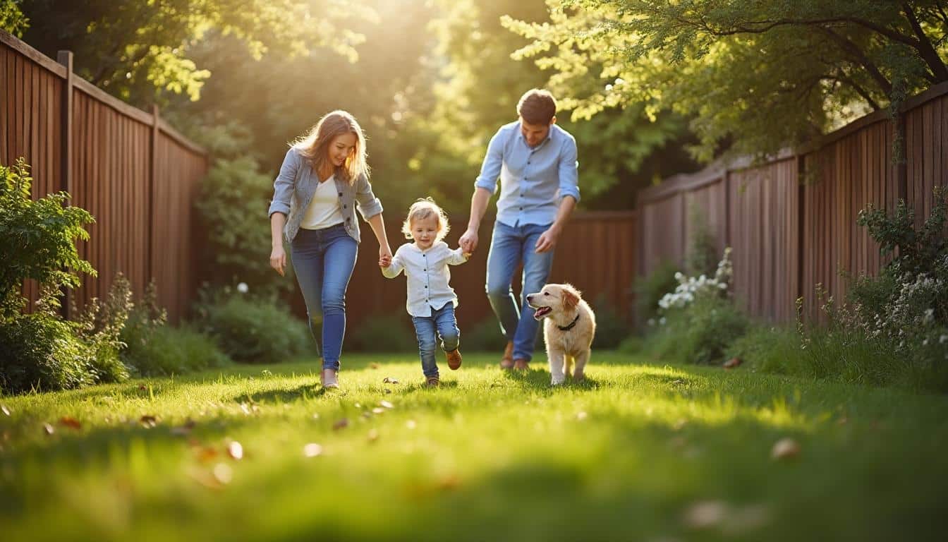 Améliorer la sécurité des enfants et animaux grâce à une clôture de jardin