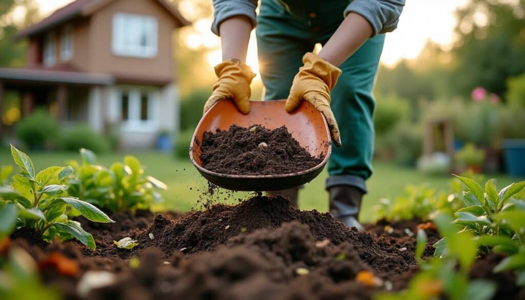 Nos conseils de jardinage maison pour bien utiliser la pelle à compost
