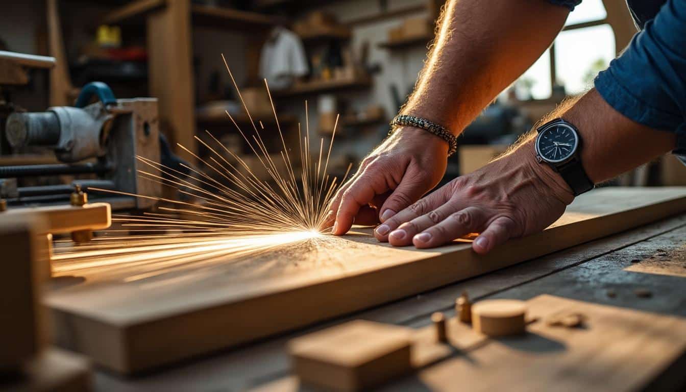 Illustration: Maîtriser le fonctionnement et les coupes avec la scie à onglet circulaire