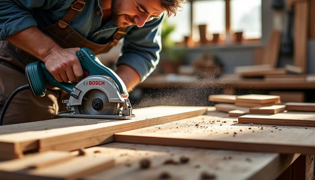 Illustration: Comment la maniabilité de la Bosch GKS 190 facilite vos travaux au quotidien