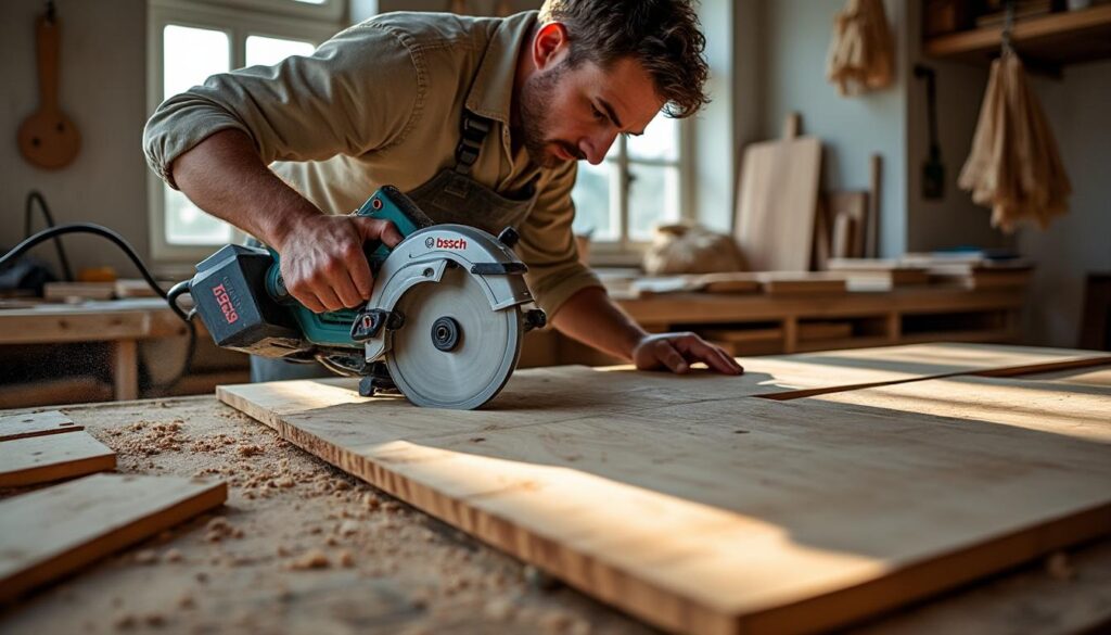 Bosch scie circulaire GKS 190 : puissance et précision pour vos découpes