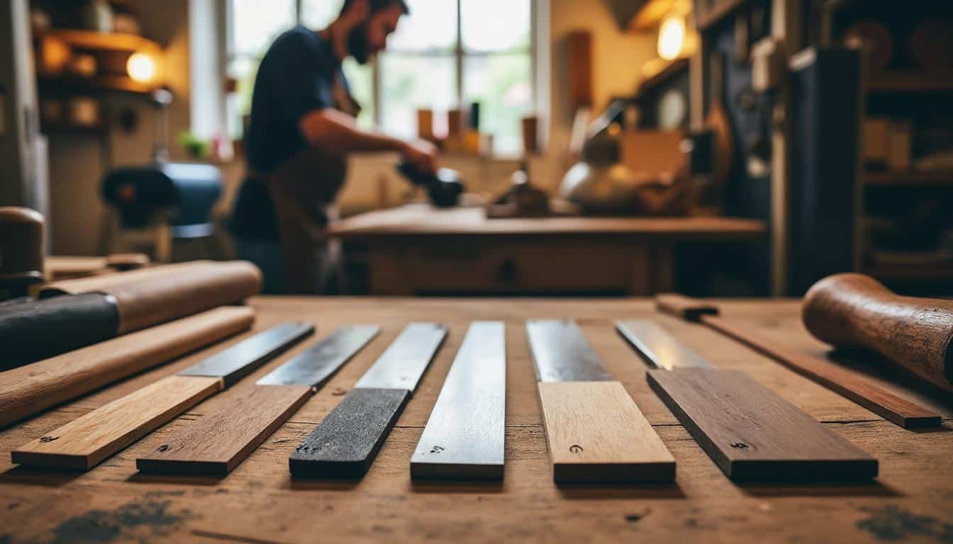 Illustration: Les types de lames adaptées aux matériaux spécifiques à découper