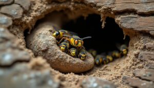 Nid de guêpe sous toiture inaccessible : détecter et éliminer en sécurité