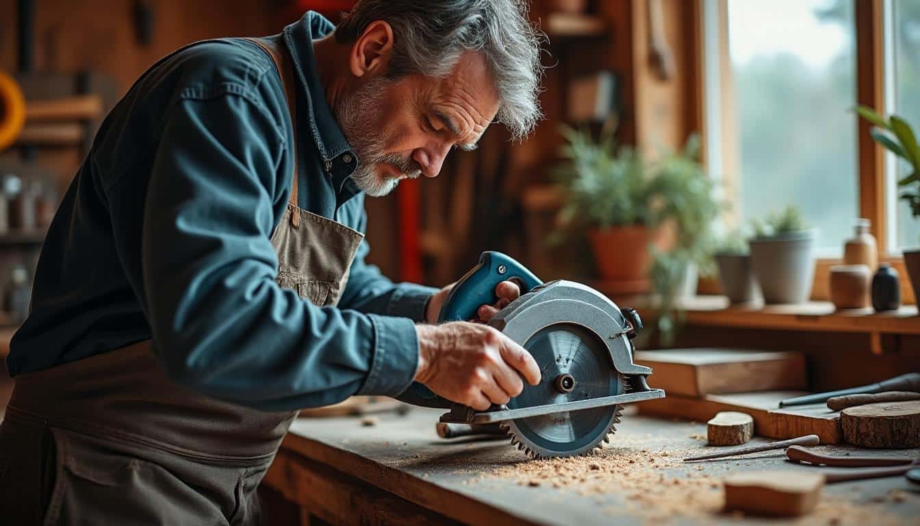 Illustration: Comment reconnaître une scie circulaire adaptée au bois de chauffage d’occasion ?