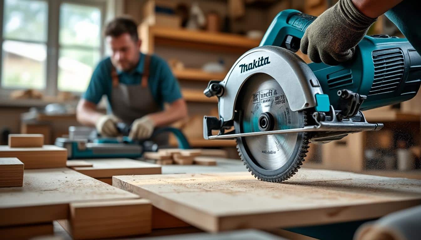 Illustration: Les fonctionnalités clés et technologies exclusives des scies circulaires Makita 270mm