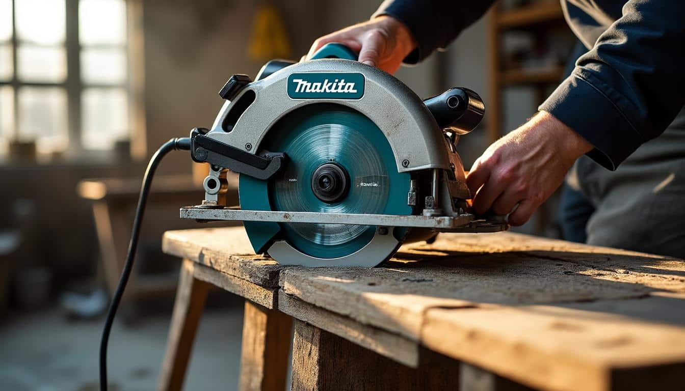 Scie circulaire Makita 270mm : puissance, précision et sécurité