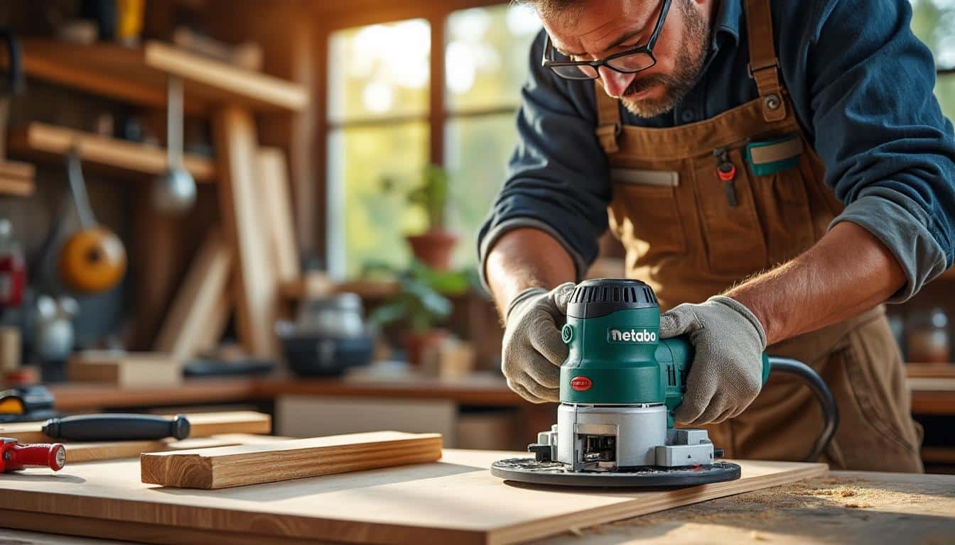 Illustration: Les fonctionnalités distinctives de la Metabo KGS 254 M pour un outillage performant et précis