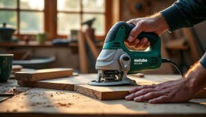 Scie radiale Metabo KGS 254 M : précision et puissance garanties