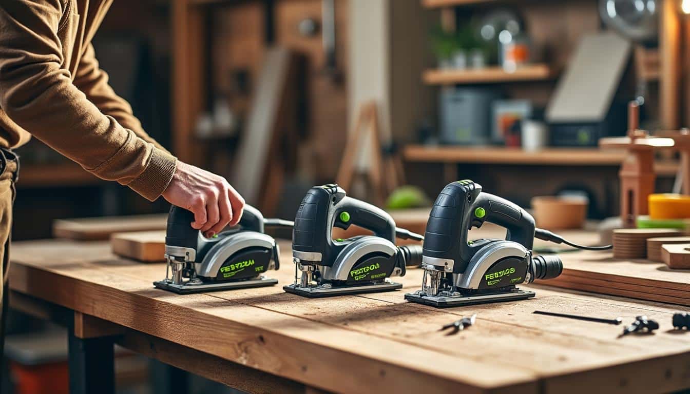 Illustration: Comment la scie sauteuse Festool PS 420 se distingue par ses versions et son design ergonomique