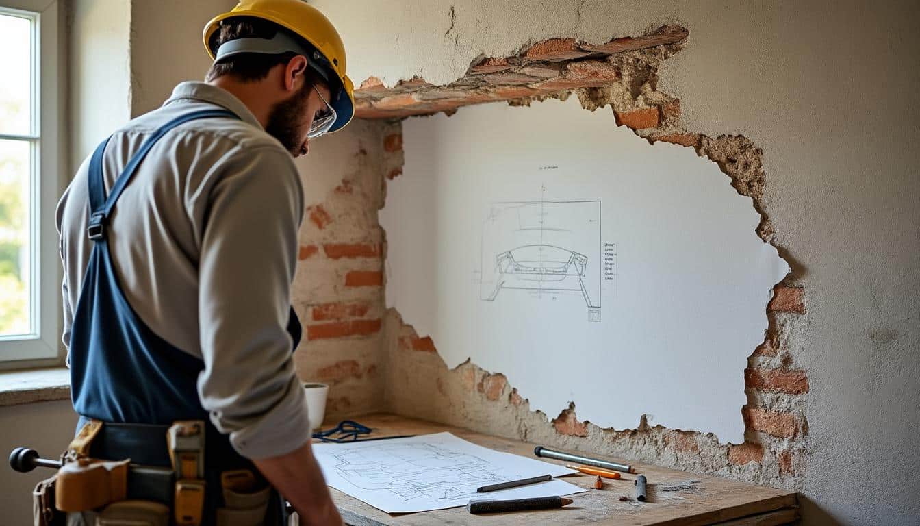 Illustration: Comprendre les bases d’une ouverture dans un mur porteur