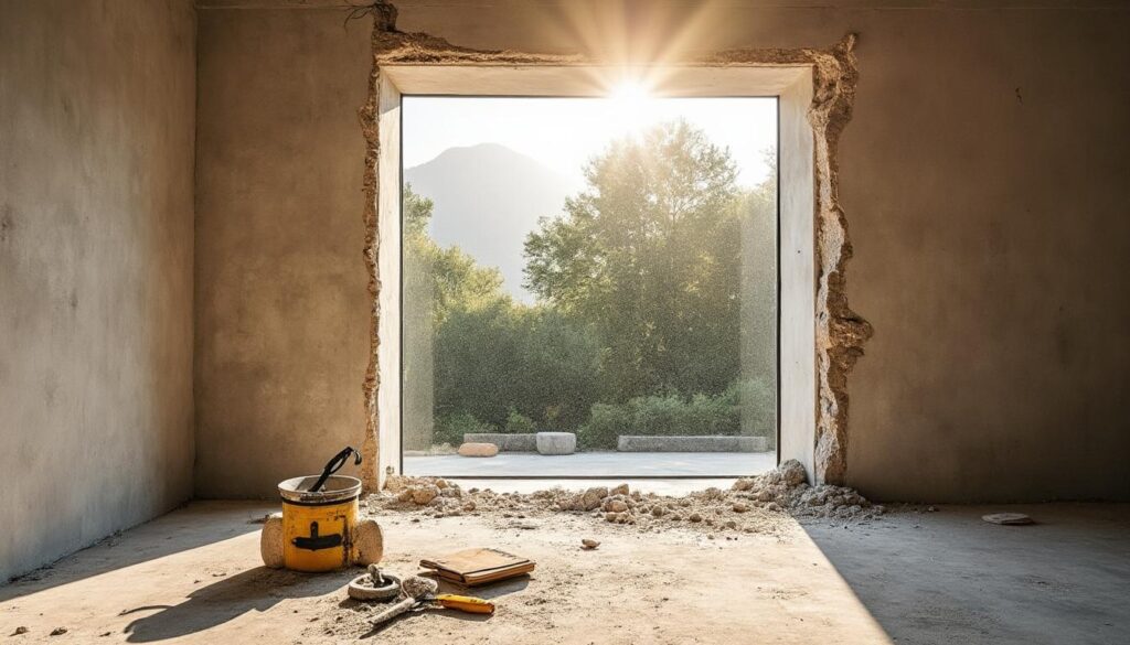 Ouverture dans un mur déco : Guide pour réussir et décorer