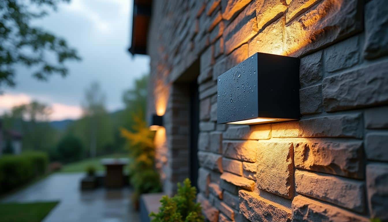 Illustration: Comprendre les qualités d’étanchéité et la durabilité des appliques extérieures