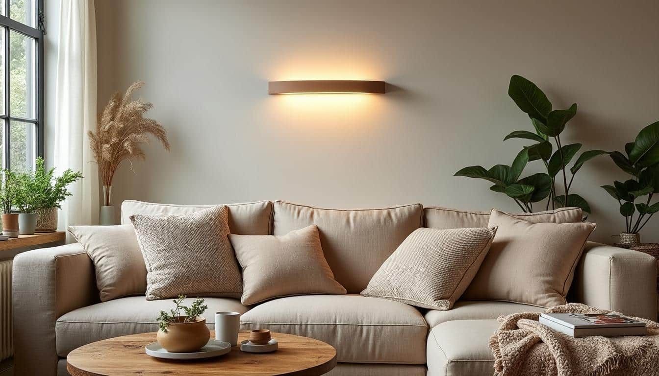 Illustration: Apporter harmonie et confort avec le mobilier autour de l’éclairage mural