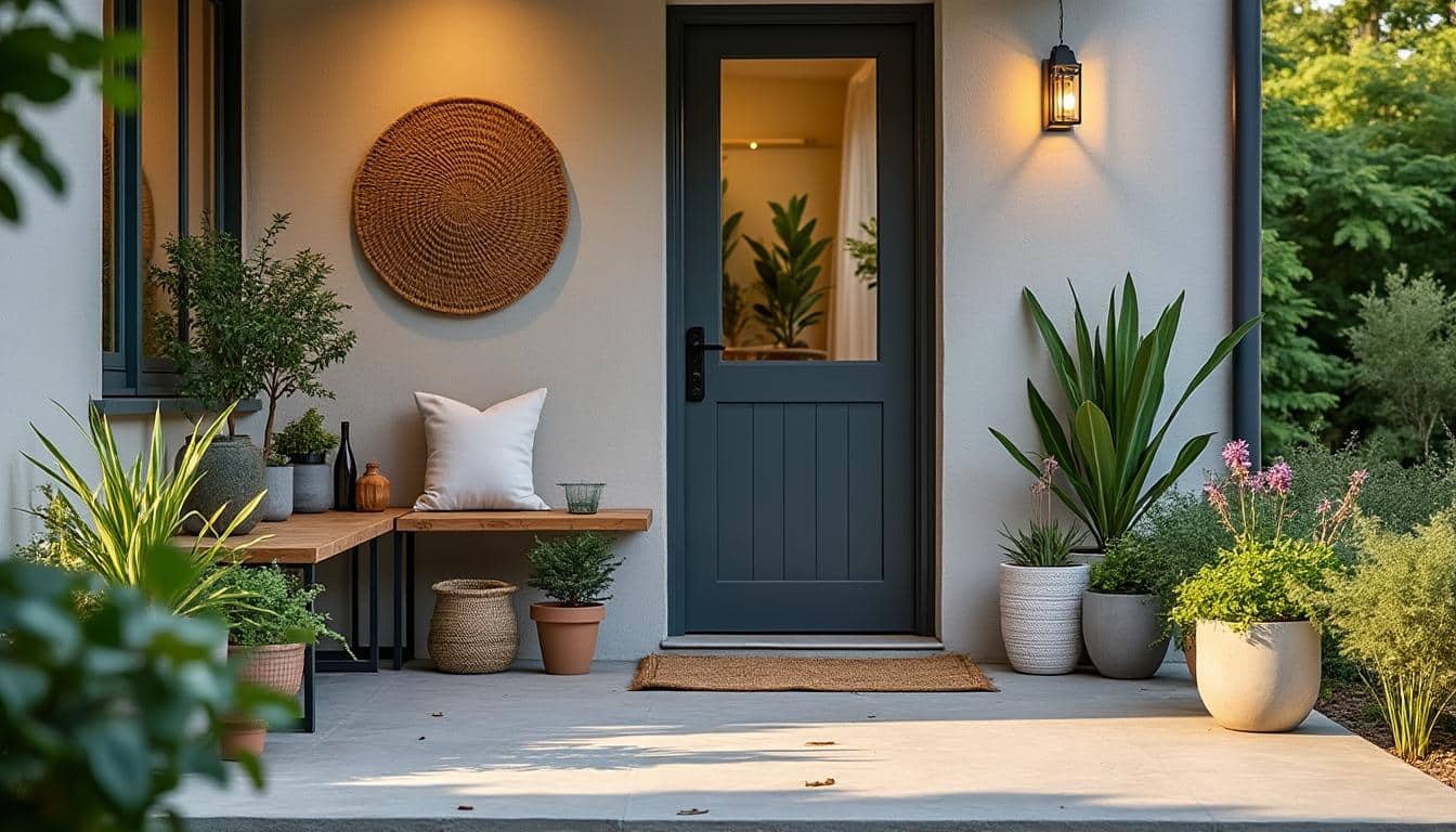 Illustration: Comment aménager et styliser l’entrée extérieure de votre maison pour un effet tendance et pratique