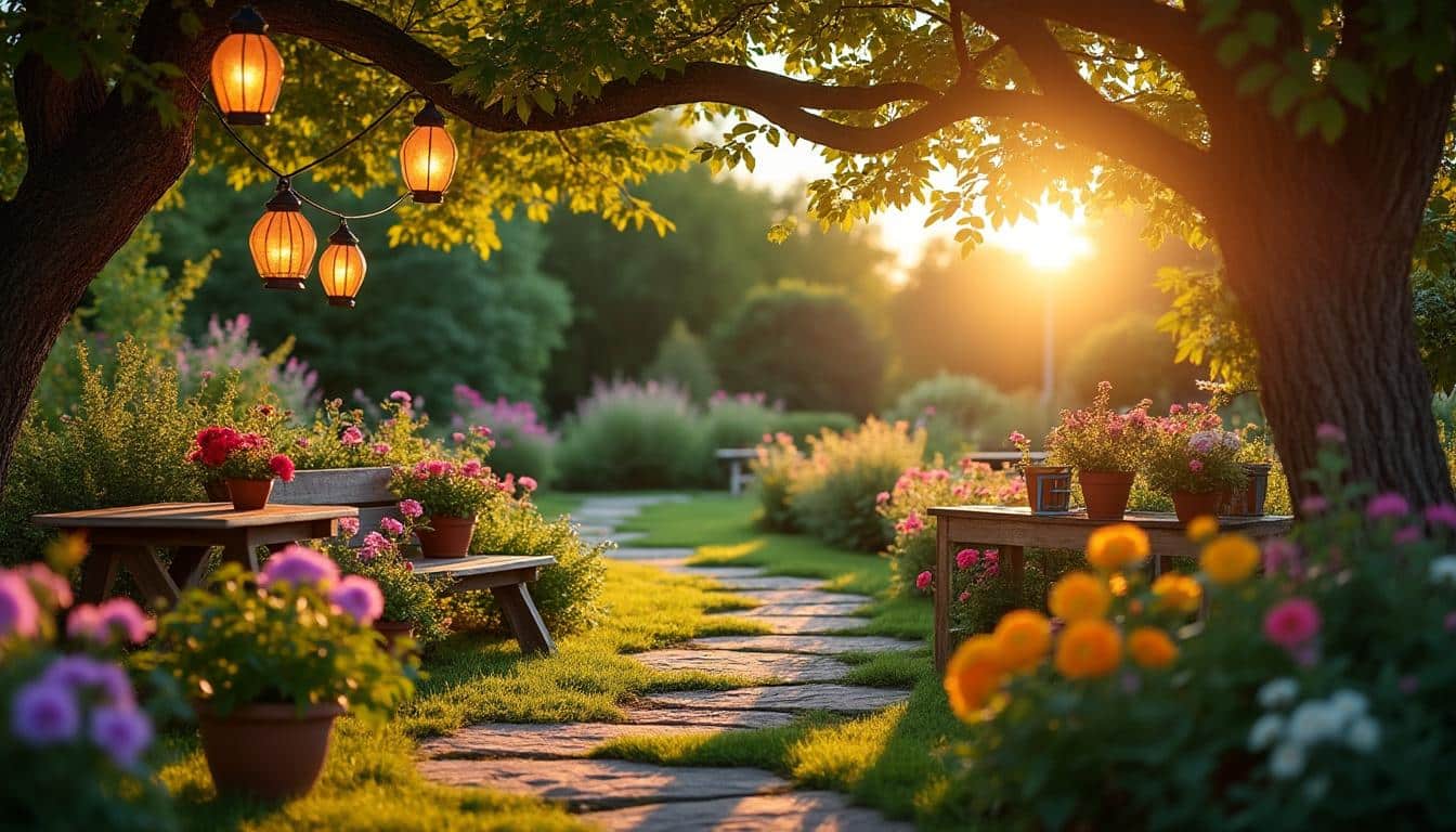 Décoration solaire extérieure : illuminez votre jardin sans fil