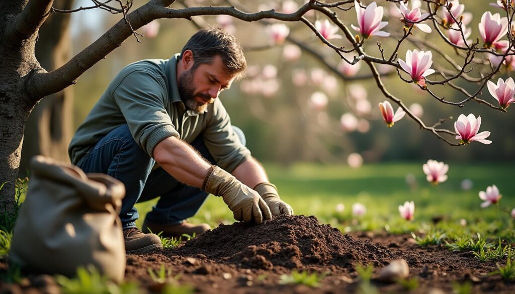 Engrais pour magnolia : guide complet pour une floraison éclatante