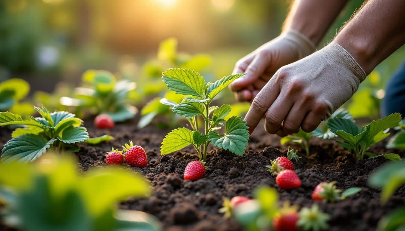 Illustration: Pourquoi privilégier un engrais naturel pour votre fraisier au printemps ?