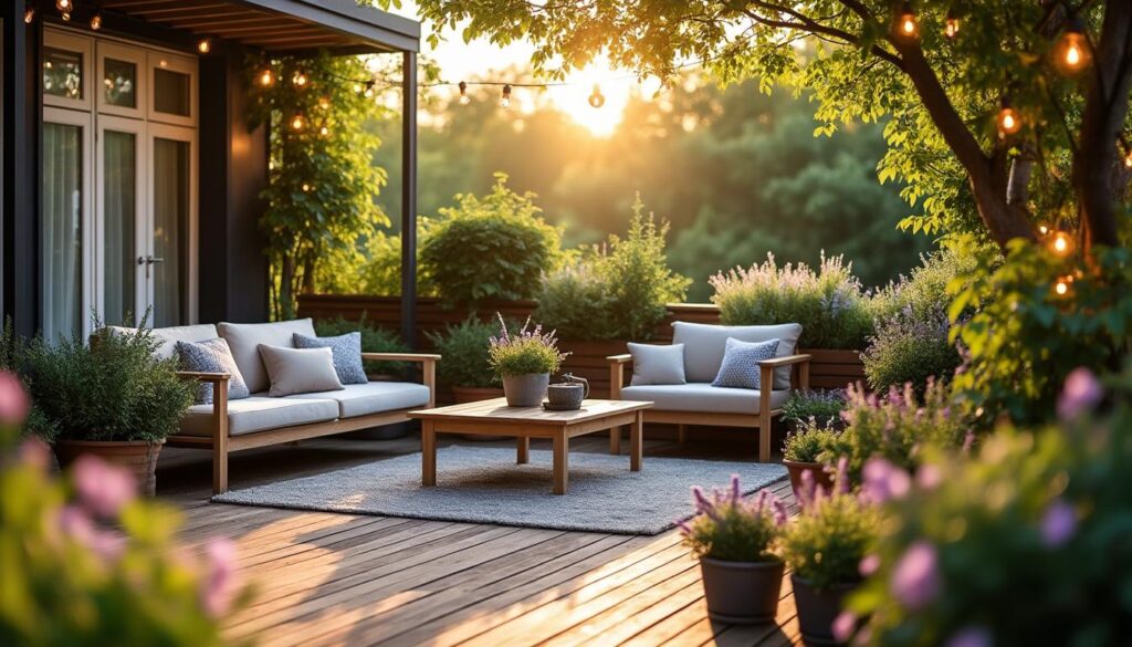 Jardin décoration en extérieur : idées durables et tendances 2026