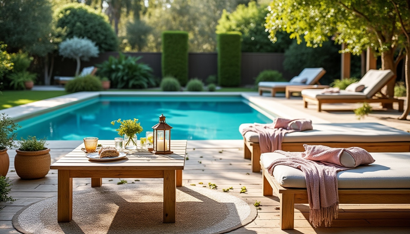 Décoration de la piscine de jardin : conseils et idées pour un extérieur unique