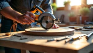 Mini scie circulaire de Brico Dépôt : précision et performance