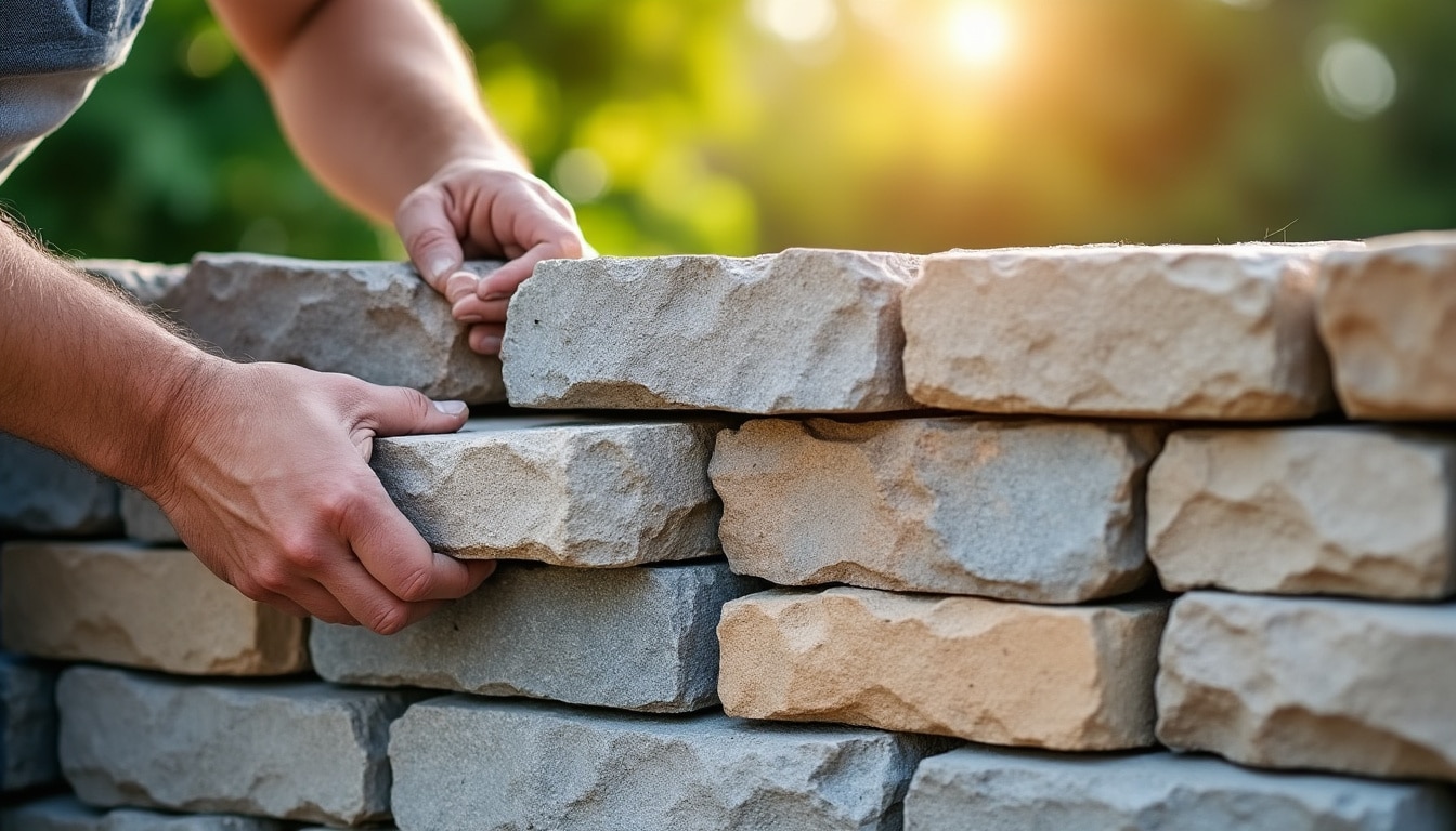 Pierres plates pour muret : guide pour un mur naturel solide et esthétique