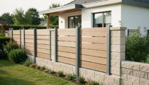 Clôture de jardin sur muret : bien choisir et installer