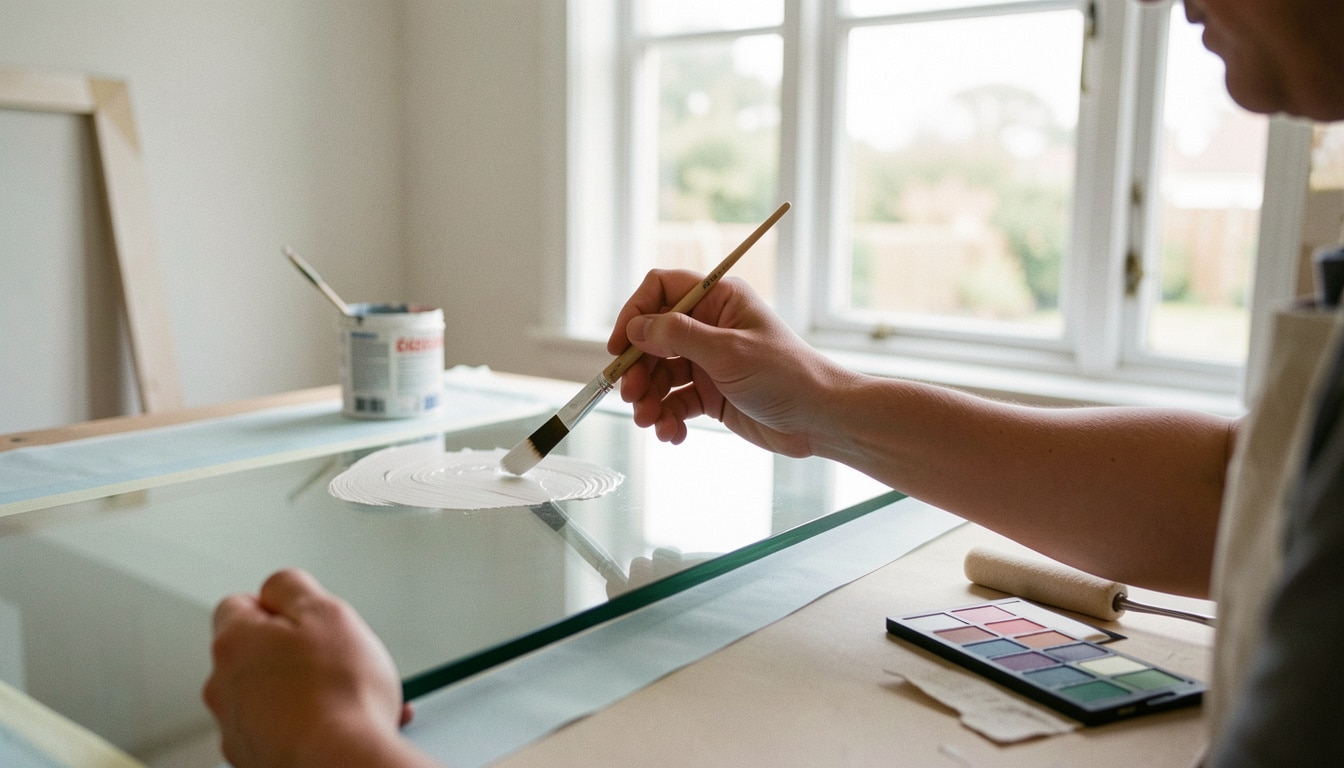Peindre une vitre : quelle peinture choisir et comment