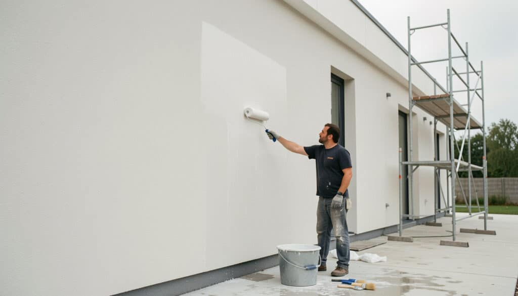 Peinture de façade siloxane : avantages, prix et pose