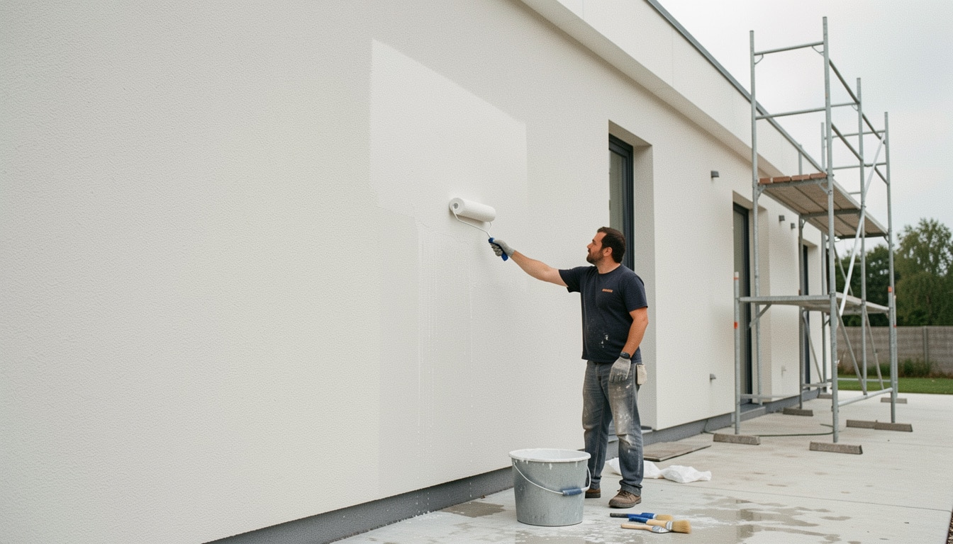 Peinture de façade siloxane : avantages, prix et pose