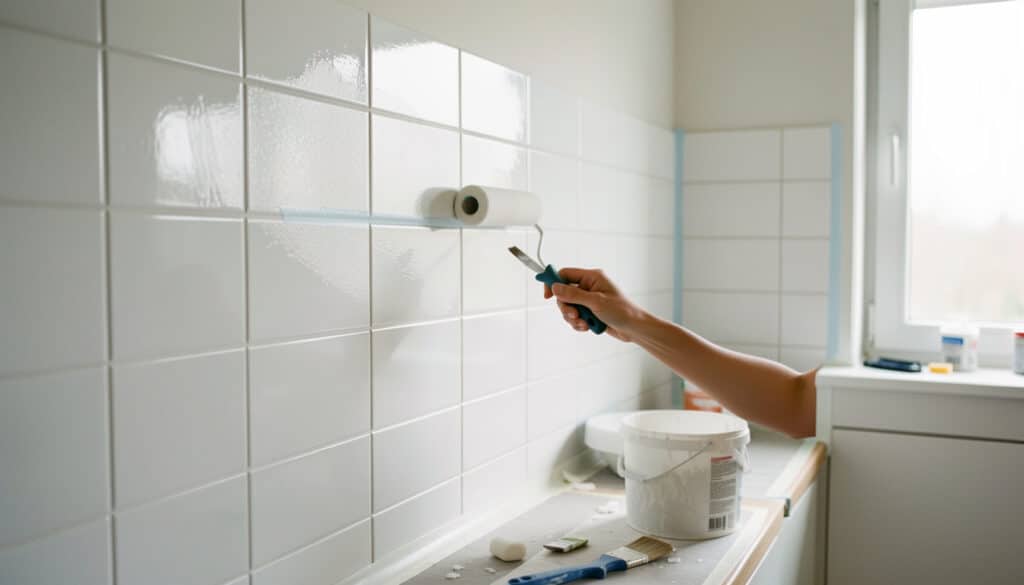 Peindre un mur carrelé sans gros travaux ni erreur