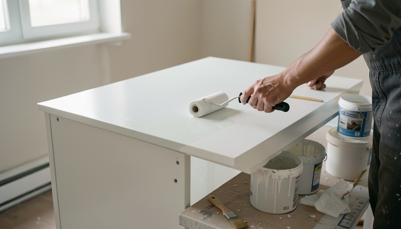 Comment peindre un meuble en mélaminé durablement