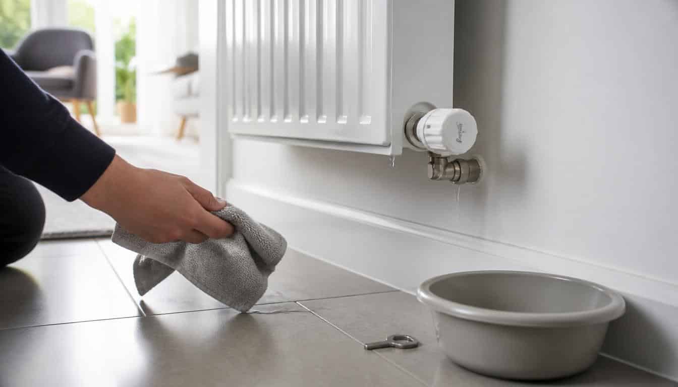 Radiateur qui fuit : causes, réflexes et solutions