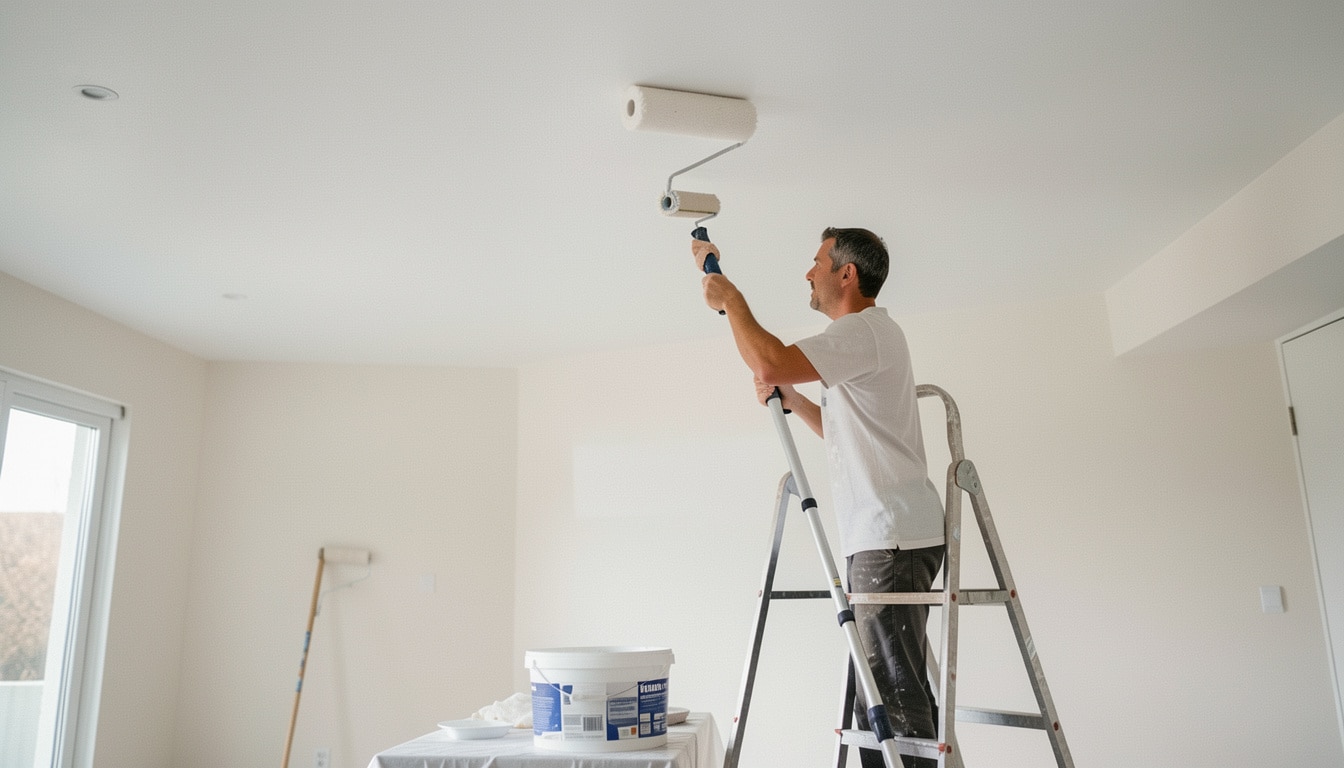 Quel rouleau choisir pour peindre un plafond sans traces
